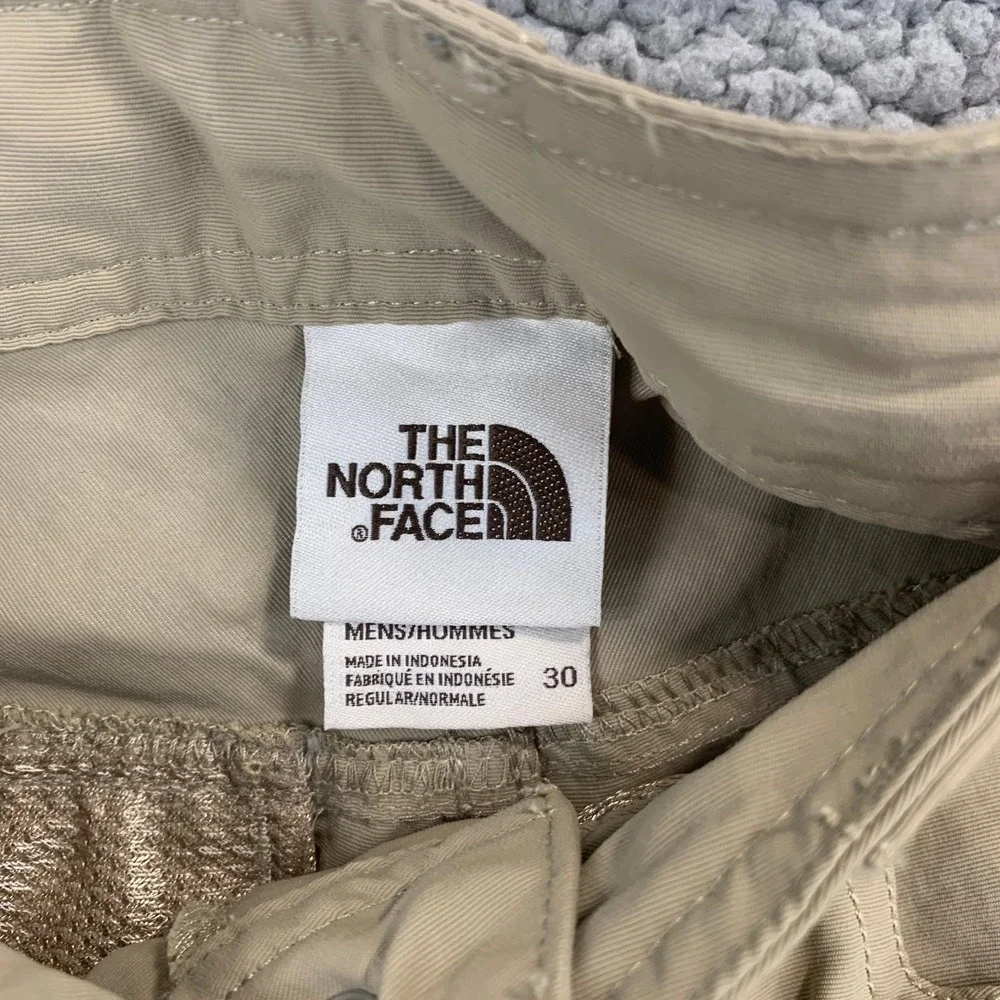 The North Face Hiking Pants Mens 30x30 Paramount Trail Beige Cargo Utility